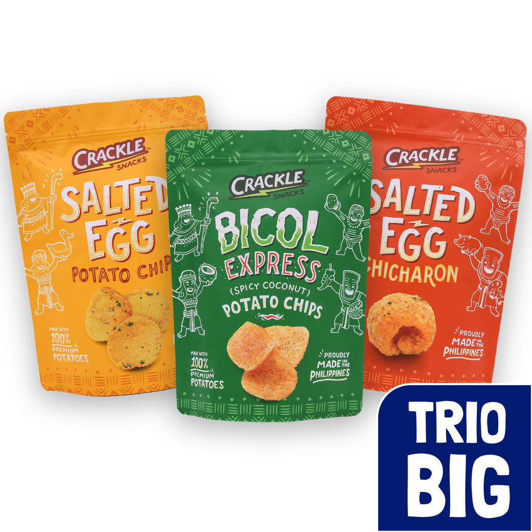 Crackle Snacks Trio - Big