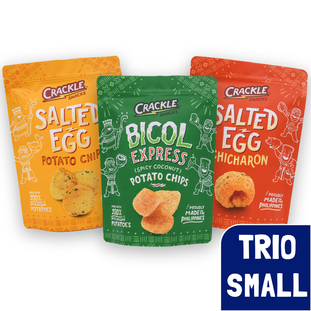 Crackle Snacks Trio - Small
